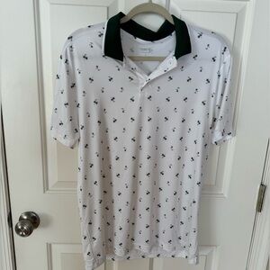 OLD NAVY Active Cloud Soft Palm Tree Polo Shirt, Medium